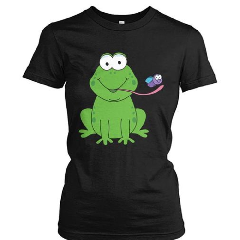 NEW CUTE FROG WOMAN'S T-SHIRT #6235656
